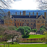 Buy canvas prints of Batsford House Moreton In Marsh Cotswolds UK by Andy Evans Photos
