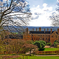 Buy canvas prints of Batsford House Moreton In Marsh Cotswolds UK by Andy Evans Photos