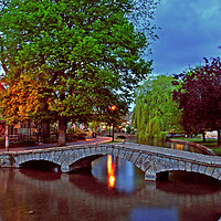 Buy canvas prints of Bourton On The Water Cotswolds England by Andy Evans Photos