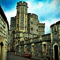 Buy canvas prints of The Majestic Windsor Castle by Andy Evans Photos