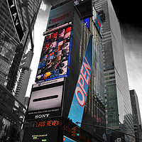 Buy canvas prints of Times Square New York City America USA by Andy Evans Photos