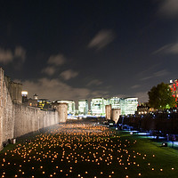 Buy canvas prints of Tower of London torch Beyond The Deepening  by Andy Evans Photos