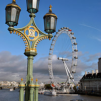 Buy canvas prints of London Eye Millennium Wheel by Andy Evans Photos