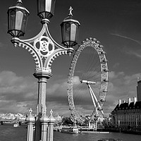 Buy canvas prints of The London Eye Millennium Wheel by Andy Evans Photos