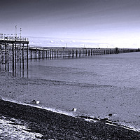 Buy canvas prints of Southend on Sea Pier and Beach in Essex by Andy Evans Photos