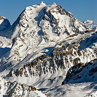 Buy canvas prints of French Alps Mont Vallon Meribel Mottaret France by Andy Evans Photos