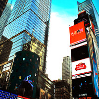 Buy canvas prints of Times Square New York City America by Andy Evans Photos