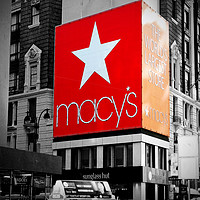 Buy canvas prints of Macy's Times Square New York City America by Andy Evans Photos