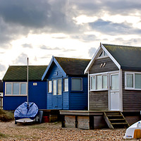 Buy canvas prints of Hengistbury Head Beach Huts Dorset by Andy Evans Photos