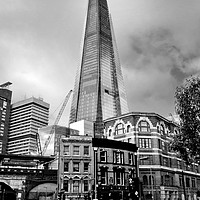 Buy canvas prints of The Shard London Bridge Tower England by Andy Evans Photos