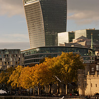Buy canvas prints of 20 Fenchurch Street Walkie-Talkie Building London by Andy Evans Photos