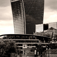 Buy canvas prints of 20 Fenchurch Street Walkie-Talkie Building by Andy Evans Photos