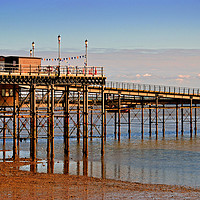 Buy canvas prints of Southend Pier and Beach Essex by Andy Evans Photos