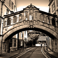 Buy canvas prints of Hertford Bridge of Sighs Oxford England by Andy Evans Photos