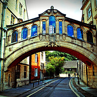 Buy canvas prints of Hertford Bridge of Sighs Oxford England by Andy Evans Photos