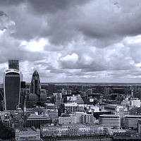 Buy canvas prints of London Cityscape Skyline England UK by Andy Evans Photos