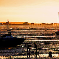 Buy canvas prints of Thorpe Bay Sunset Southend on Sea Essex by Andy Evans Photos