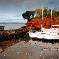 Buy canvas prints of Lympstone On The River Exe Devon England UK by Andy Evans Photos