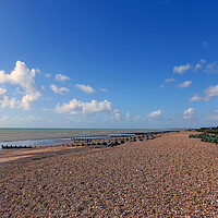 Buy canvas prints of Angmering on Sea Beach Sussex England by Andy Evans Photos