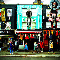 Buy canvas prints of Camden High Street London England by Andy Evans Photos