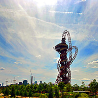 Buy canvas prints of Twisted Olympic Tower by Andy Evans Photos
