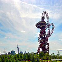 Buy canvas prints of ArcelorMittal Orbit 2012 London Olympic Tower by Andy Evans Photos