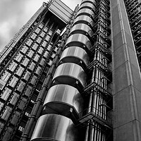 Buy canvas prints of Lloyds Of London Building England by Andy Evans Photos