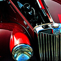 Buy canvas prints of MG TA Classic Motor Car by Andy Evans Photos