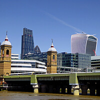 Buy canvas prints of Cannon Street Station London England by Andy Evans Photos