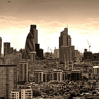 Buy canvas prints of London Skyline Cityscape England by Andy Evans Photos