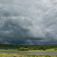 Buy canvas prints of Stormy Rutland Countryside by Sam Jowett