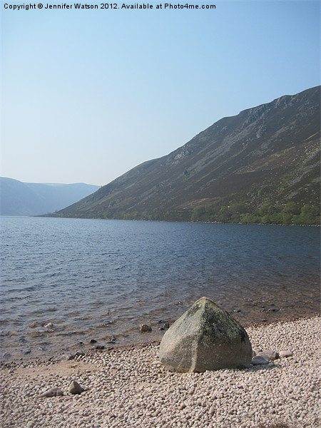 Loch Muick Shore Picture Board by Jennifer Henderson