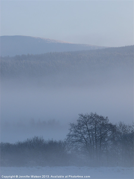 Winter Mist 3 Picture Board by Jennifer Henderson