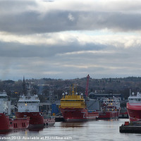 Buy canvas prints of Aberdeen Harbour 2 by Jennifer Henderson