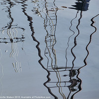 Buy canvas prints of Harbour Reflections 2 by Jennifer Henderson
