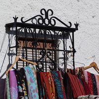 Buy canvas prints of Andalucian scarves for sale by Jennifer Henderson