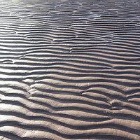 Buy canvas prints of Sand waves by Jennifer Henderson