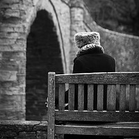 Buy canvas prints of lonely old lady by clayton jordan
