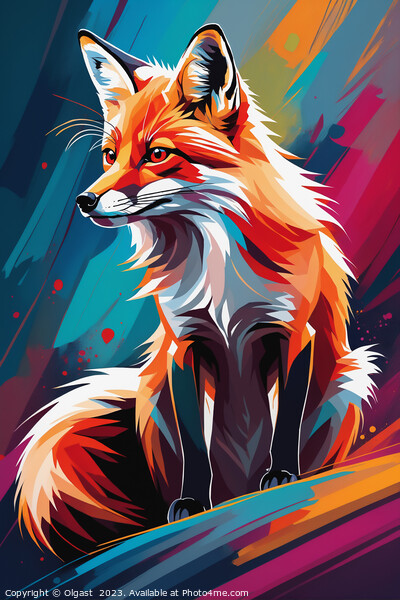 Red Fox I Picture Board by Olgast 