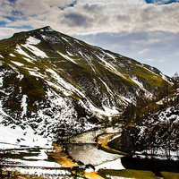 Buy canvas prints of Dovedale in winter by Ian Purdy