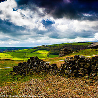 Buy canvas prints of Showers at Froggatt edge by Ian Purdy