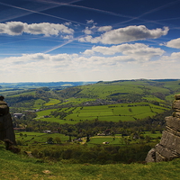 Buy canvas prints of Spring at Froggatt Edge by Ian Purdy
