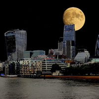 Buy canvas prints of London Skyline by Ian Purdy