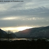Buy canvas prints of Sunrise in the Lake District by Michelle Orai