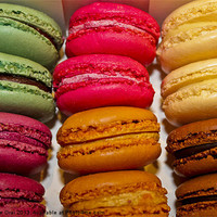 Buy canvas prints of Parisian Macaroons by Michelle Orai