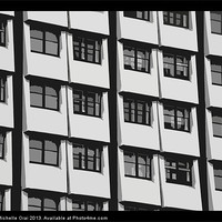 Buy canvas prints of Black and White Windows by Michelle Orai