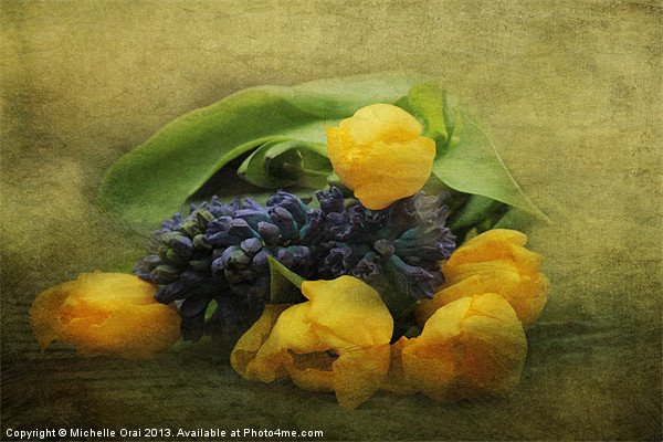 Spring Bouquet Picture Board by Michelle Orai