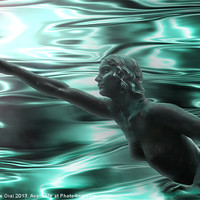 Buy canvas prints of Water nymph by Michelle Orai