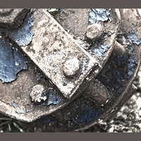 Buy canvas prints of Rusty Pulley by Michelle Orai