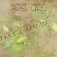 Buy canvas prints of Autumn Postcard by Michelle Orai